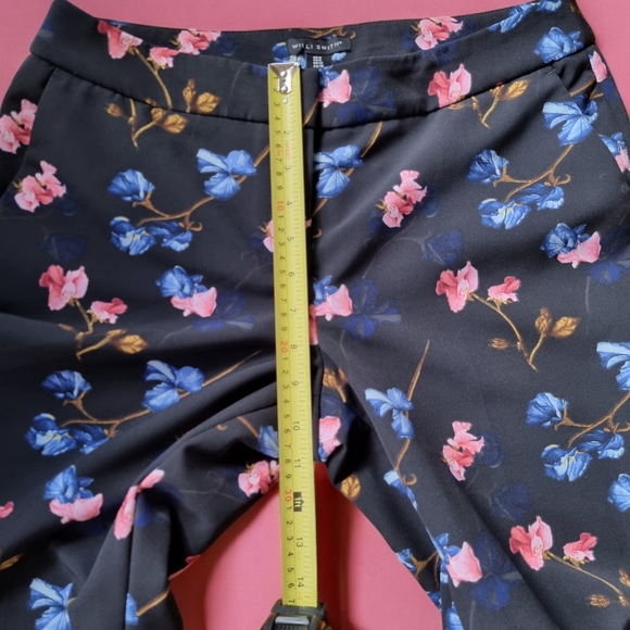 Willi Smith Floral Mid Rise Dress Pants - Picture 4 of 8
